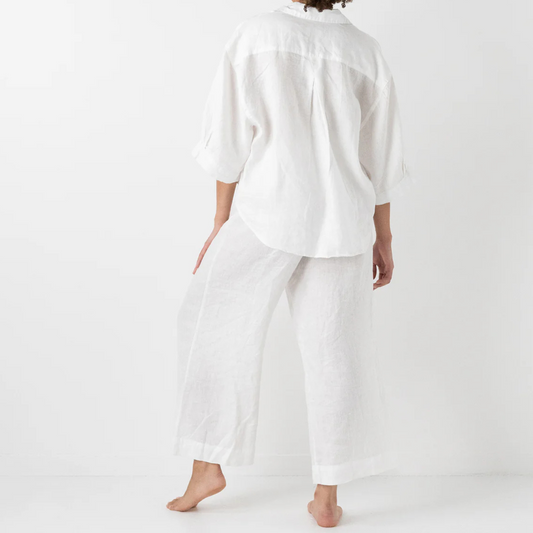 Suppafy Linen Sleep Set - cozy white